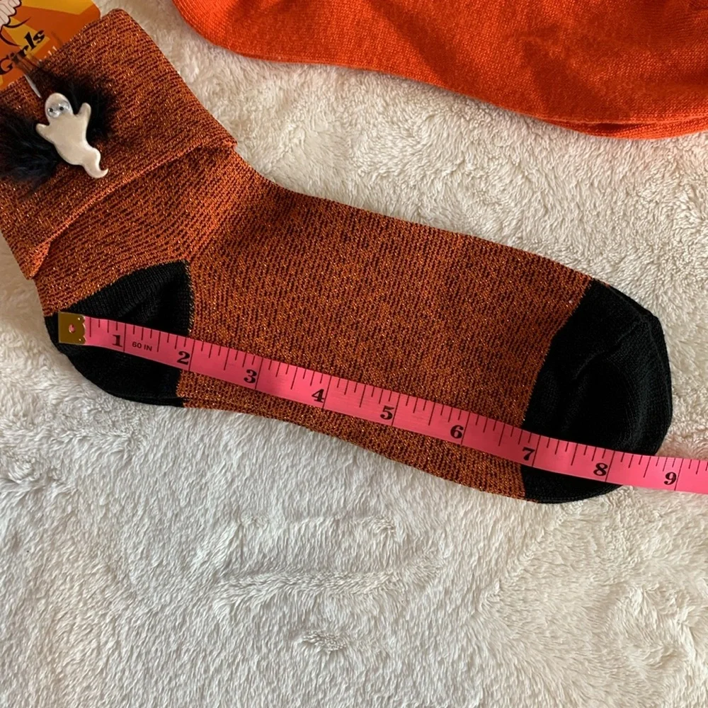 Vintage Girls Halloween Themed Socks